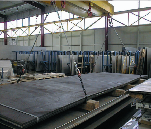 80級チェーン+ワイヤーロープ組合せスリング・リギング