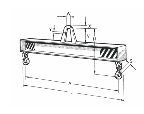 フックビーム/可変ピッチフックビーム