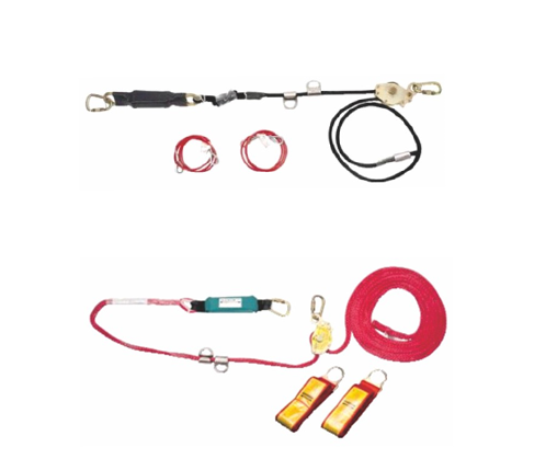 一時的な水平ライフラインシステム