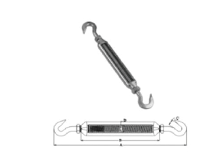 ステンレス鋼ターンバックル