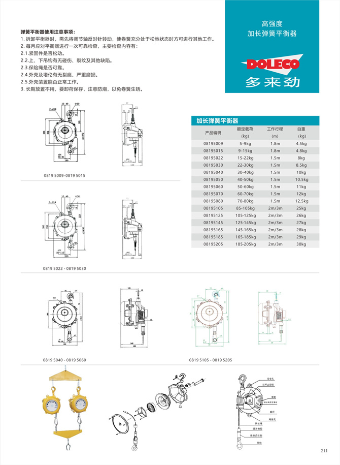 スプリングバランサ